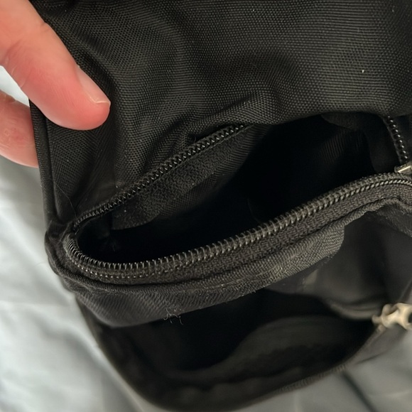 Derek Alexander Black Nylon Sling Backpack Crossbody Bag - Picture 6 of 6